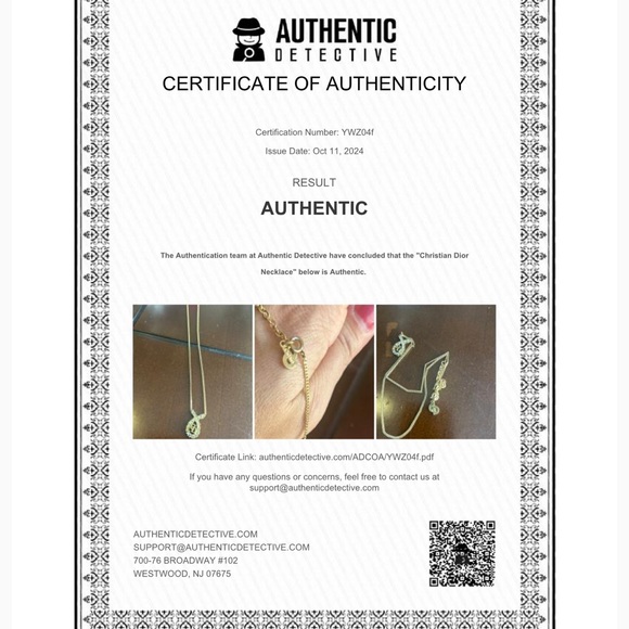 DIOR 💕Necklace GUC Vintage Pendant - Picture 13 of 13